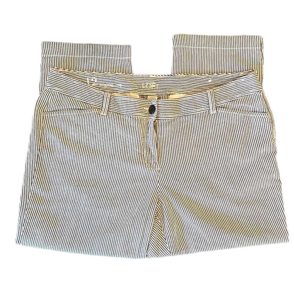 Ann Taylor Loft Striped Crop Pants Women's Size 12